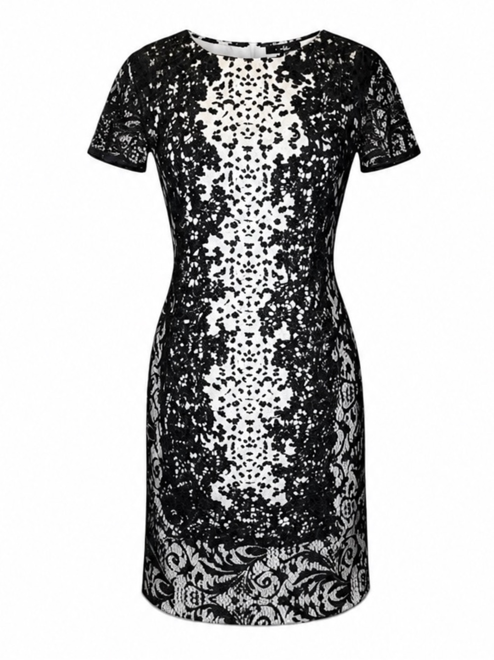 Antonio Melani Black and White Sheath Dress sz 2